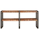 vidaXL Table console Multicolore 160 x 33 x 75 cm Bois Recyclé Solide