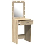 vidaXL Coiffeuse Chêne sonoma 50 x 41 x 135 cm Bois d'ingénierie