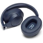 JBL Tune750BTNC Bleu - Casque supra-aural sans fil a réduction de bruit