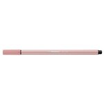 Stylo feutre pen 68 pointe moyenne 1mm rose poudré blush stabilo