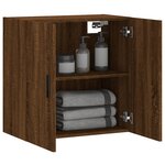 vidaXL Armoire murale chêne marron 60x31x60 cm bois d'ingénierie