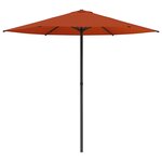 vidaXL Parasol de jardin 230 x 230 cm Polyester Rectangulaire
