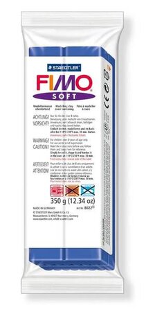 Pâte Fimo 350 g Soft Bleu brillant 8022.33 - Fimo