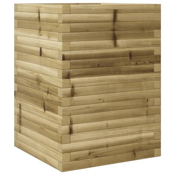 vidaXL Jardinière 50x50x68 5 cm bois de pin imprégné