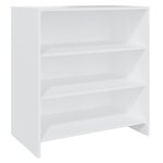 vidaXL Buffets 3 Pièces Blanc Bois d'ingénierie