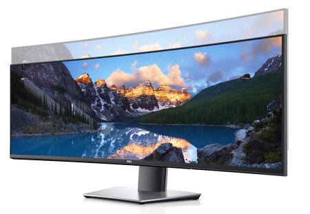 Dell ultrasharp u4919dw 124 5 cm (49") 5120 x 1440 pixels ultrawide dual quad hd lcd noir  argent