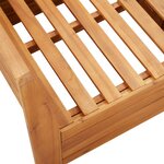 vidaXL Canapé d'angle sectionnel 1 pc et coussins Bois d'acacia massif