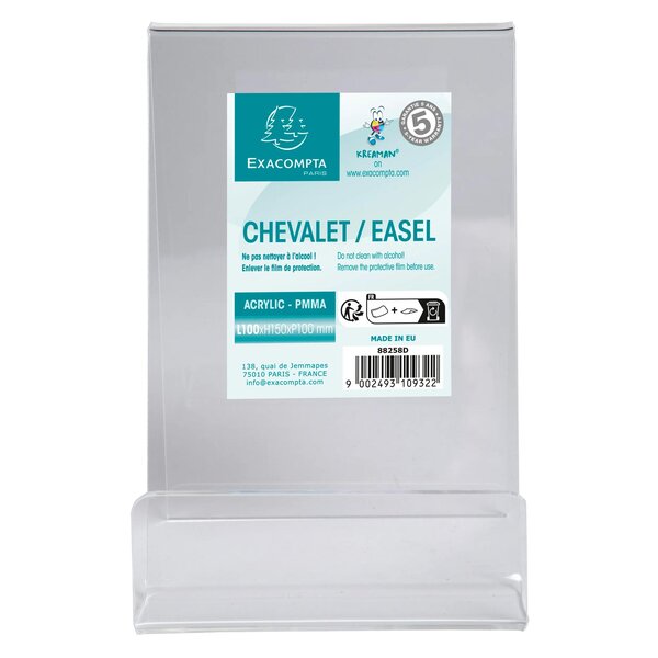Chevalet L100x150xp80 - Cristal - X 10 - Exacompta