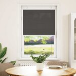 vidaXL Store plissé noir 80x100 cm largeur du tissu 79 4 cm polyester