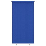 vidaXL Store roulant d'extérieur 120x230 cm Bleu PEHD