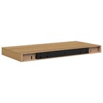 vidaXL Étagère Murale 2 Pièces Marron 50 x 23 x 4 cm Bois d'ingénierie