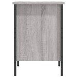 vidaXL Armoire à chaussures sonoma gris 38x35x50 cm bois d'ingénierie