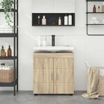 vidaXL Armoire de lavabo de salle de bain TULUM Chêne sonoma
