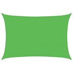 vidaXL Voile d'ombrage 160 g/m² Vert clair 4x5 m PEHD