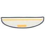 vidaXL Tapis de marches d'escalier 15 Pièces Bleu 56x17x3 cm