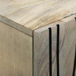 vidaXL Ensemble de mobilier de salle de bain avec tiroir 3 Pièces Blanc