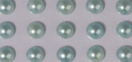 Perle de pluie autocollante Ø3mm Bleu clair 120 pièc.