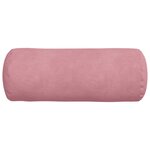 vidaXL Coussins d'accent 2 Pièces Rose Ø 15 x 40 cm