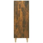 vidaXL Buffet Chêne fumé 34 5x32 5x90 cm Bois d'ingénierie