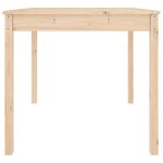 vidaXL Table de jardin 82 5x82 5x76 cm bois massif de pin