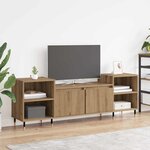 vidaXL Meuble TV Chêne artisanal 160 x 35 x 55 cm Bois d'ingénierie