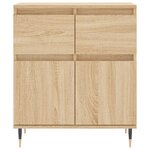 vidaXL Buffet Chêne sonoma 60x35x70 cm Bois d'ingénierie