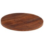 vidaXL Dessus de table Ø 60x3 8 cm rond bois massif de récupération