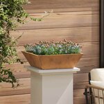 vidaXL Jardinière Bowl 50x50x15 cm en acier corten