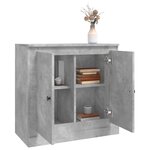 vidaXL Buffet gris béton 70x35 5x67 5 cm bois d'ingénierie