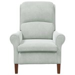 vidaXL fauteuil Gris clair 76 x 94 x 102 cm Velours