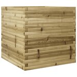 vidaXL Jardinière 70x70x68 5 cm bois de pin imprégné