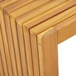 vidaXL Table d'appoint Huile Naturelle 110 x 55 x 35 cm