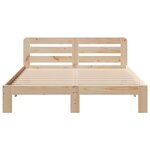 vidaXL Cadre de lit sans matelas 140x190 cm bois de pin massif