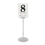 Support inox pour numéro de table - olympia - 100 mm -  - inox