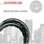 MASTER LOCK Cable Antivol Moto [Extérieur] - Idéal pour Moto, Scooter et Vélo