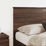vidaXL Tête de lit Chêne brun 135 cm Bois d'ingénierie