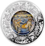 Pièce de monnaie en Argent 5 Euro g 31.1 (1 oz) Millésime 2025 Maiolica VENUS AND CUPID SWIMMING ON DOLPHINS