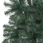 vidaXL Arbre de Noël artificiel d'angle LED et boules Vert 150 cm PVC