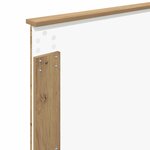 vidaXL Tête de lit Chêne artisanal 100 cm Bois d'ingénierie
