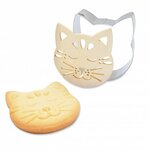 Kit pour biscuits en relief Chat + 5 stylos choco pastel