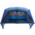 vidaXL Tente familiale 10 personnes bleu libération rapide imperméable