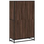 vidaXL Bibliothèque chêne marron 80 5x35x139 cm bois d'ingénierie