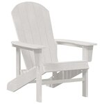 vidaXL Mobilier de jardin lounge 2 Pièces Blanc 74 x 82 x 90 cm