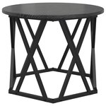 Tables d'appoint empilables vidaXL 3 Pièces Bois d'ingénierie Chêne Noir