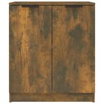 vidaXL Buffets 2 Pièces Chêne fumé 60x30x70 cm Bois d'ingénierie