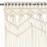 vidaXL Rideau en macramé 140x240 cm Coton