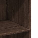vidaXL Buffet haut chêne marron 70x41x124 cm bois d'ingénierie