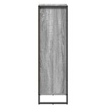 vidaXL Cabinet de salle de bain Gris Sonoma 40 x 30 x 100 cm