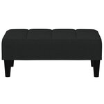vidaXL Repose-pied noir 77x55x31 cm velours