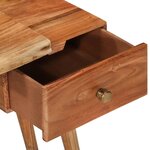 vidaXL Table de chevet Bois d'acacia massif 45 x 32 x 55 cm